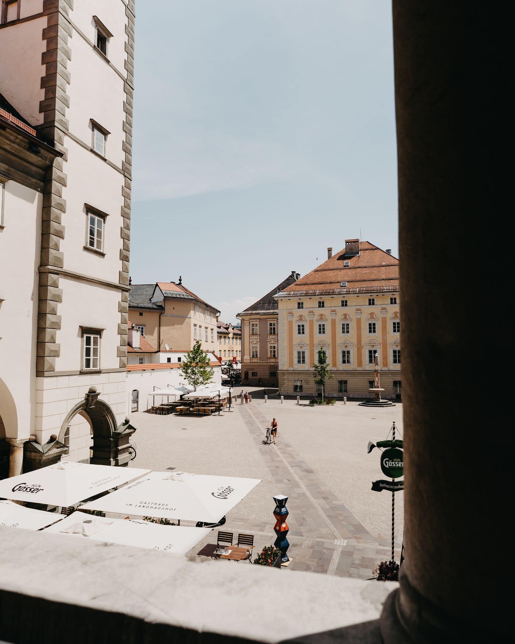 Blick auf Innenhof des Landhauses Klagenfurt