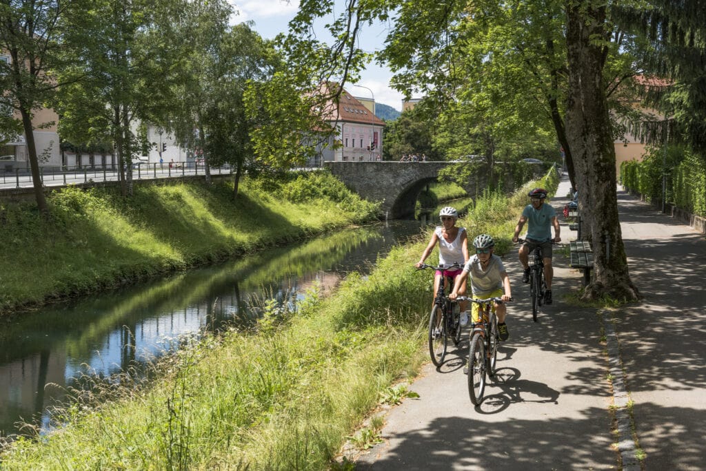 Radfahren voller Genuss entlang der Lend