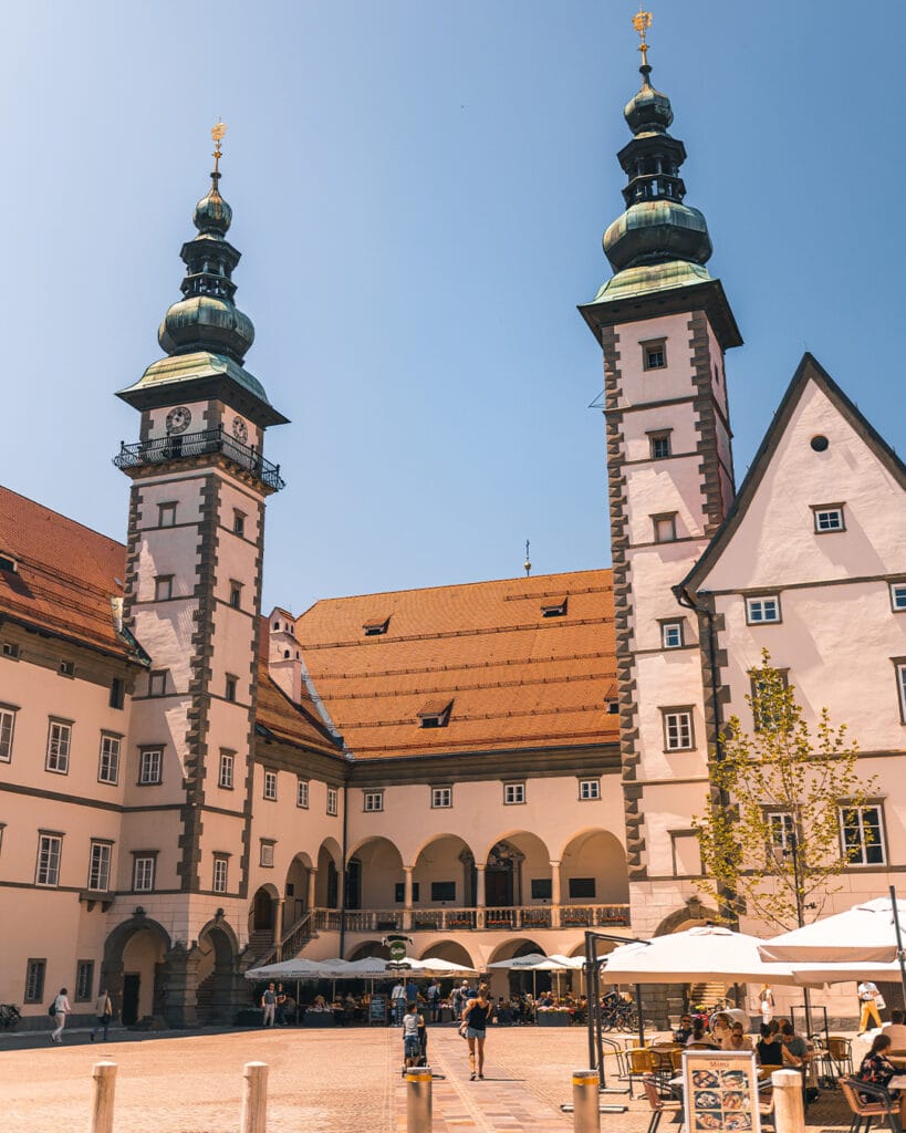 Innenhof des Landhauses in Klagenfurt