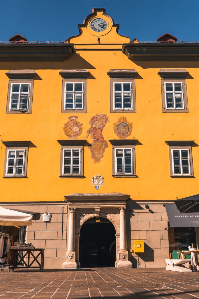 Altes Rathaus (Palais Rosenberg) in Klagenfurt