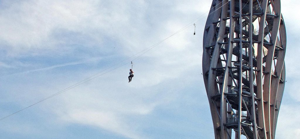 Flying-Fox am Pyramidenkogel