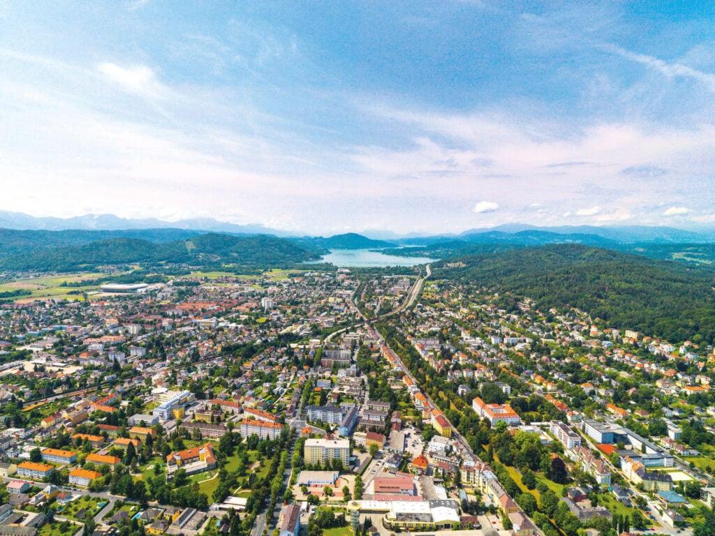 Luftbild Klagenfurt