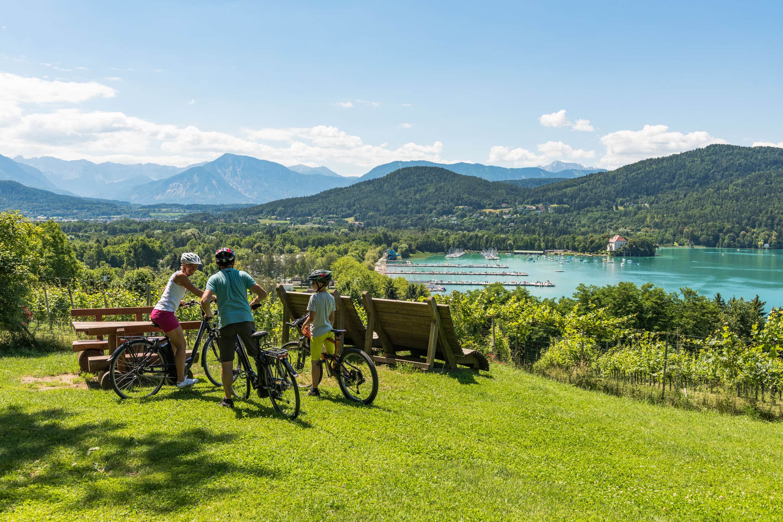 Mit dem Bike auf die Seewiese