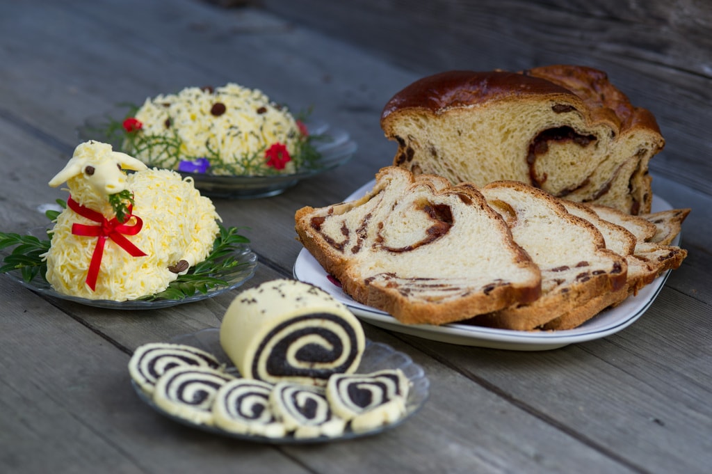 Kärntner Reindling, Kren und Mohnstrudel 