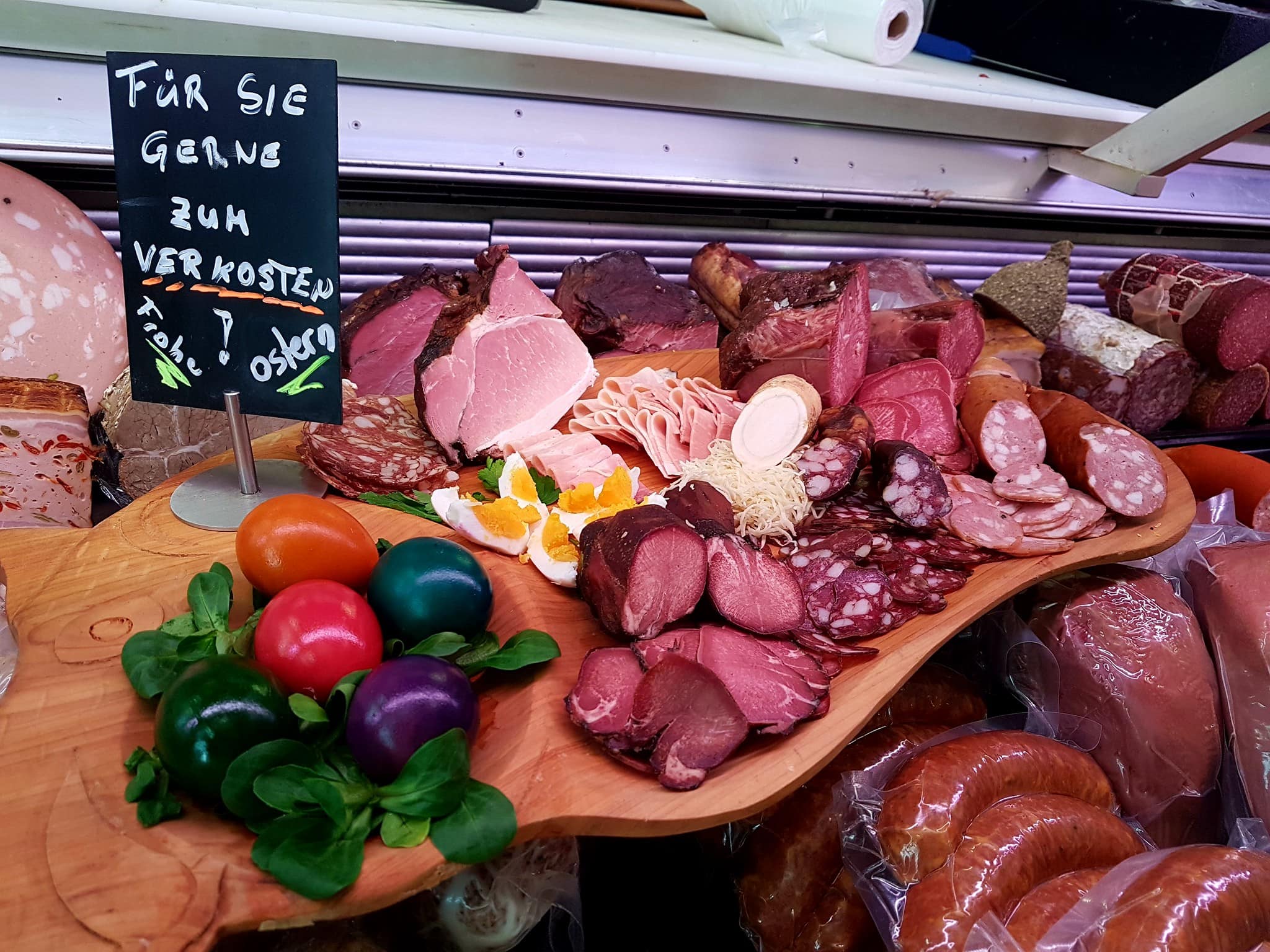 Osterjause, Osterschinken, Salami, Ostereier, Selchwurst, Ostern, 9020 Klagenfurt am Wörthersee