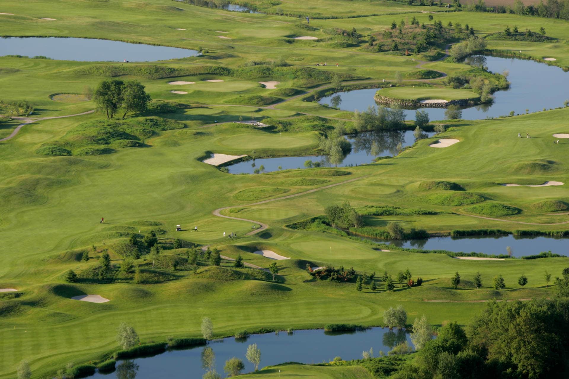 Panoramaansicht vom Golfclub Seltenheim