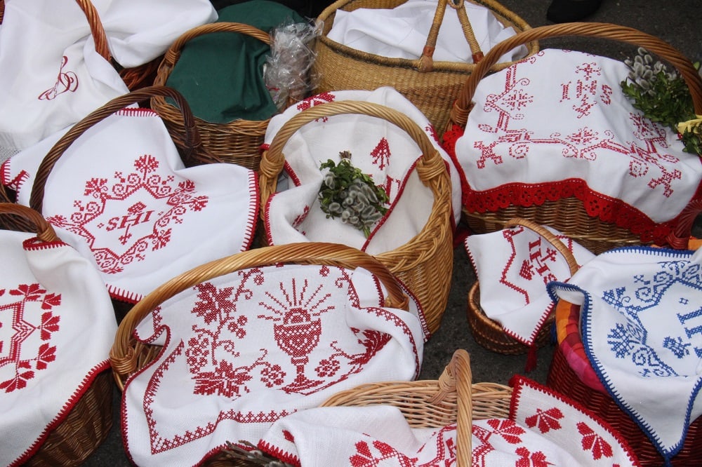 Ostern, Weihkörbe, Osterjause, Dom, 9020 Klagenfurt am Wörthersee