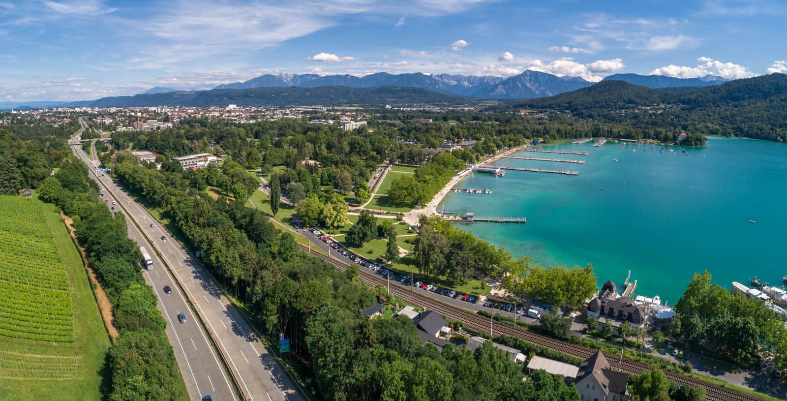 Anreise nach Klagenfurt am Wörthersee