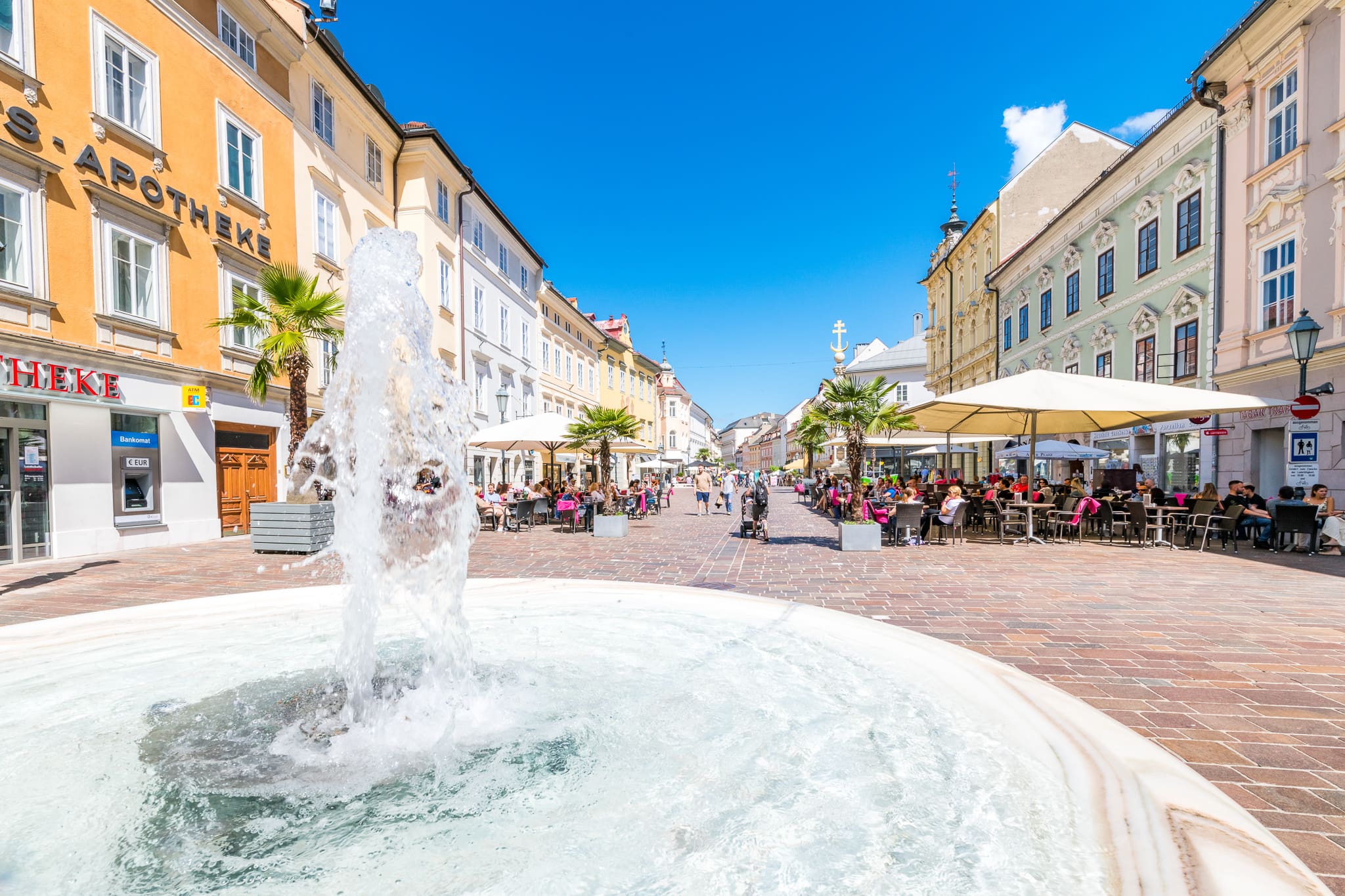 Neuer Platz in Klagenfurt am Wörthersee