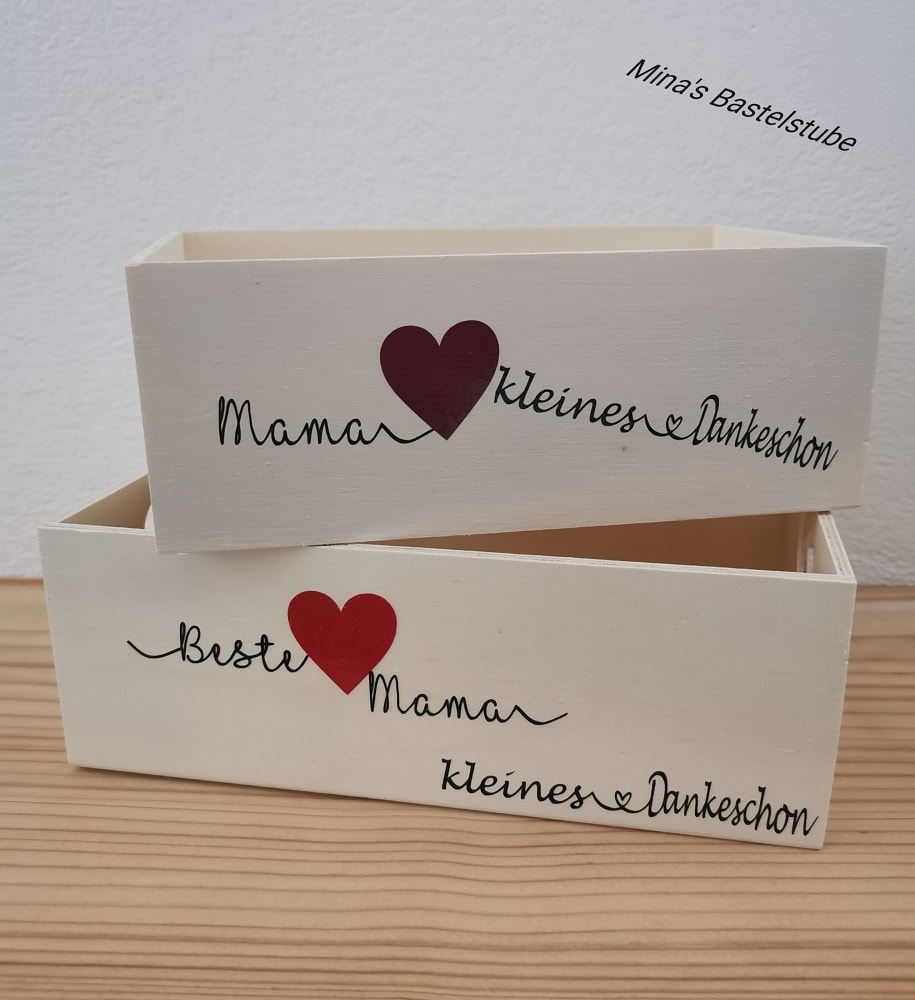 Holzkiste, personalisiert, Mama, Oma, Muttertag 2021, Geschenkideen, 9020 Klagenfurt am Wörthersee