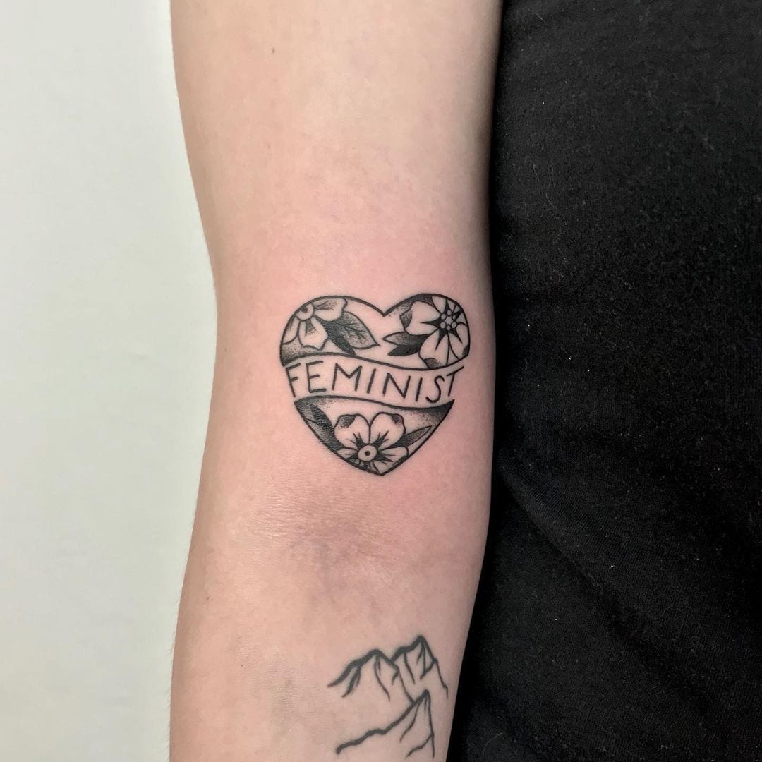 Tattoo, Feministin, Herz, Muttertag 2021, Geschenkideen, 9020 Klagenfurt am Wörthersee