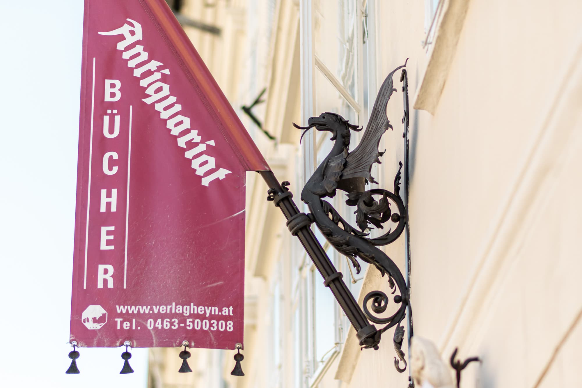 Bärenlaube, Antiquariat, Drache, Tiere in der Stadt, 9020 Klagenfurt am Wörthersee, Sehenswürdigkeiten