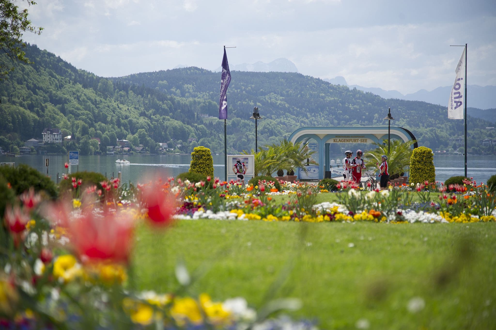 Radfahren rund um Klagenfurt im Frühling