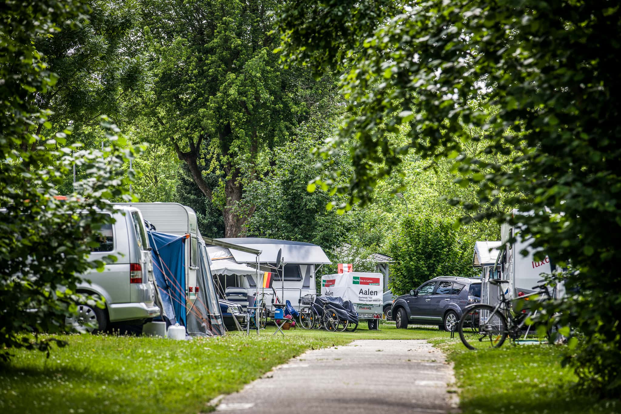 40.000 Quadratmeter und 370 Stellplätze auf unserem Campingplatz