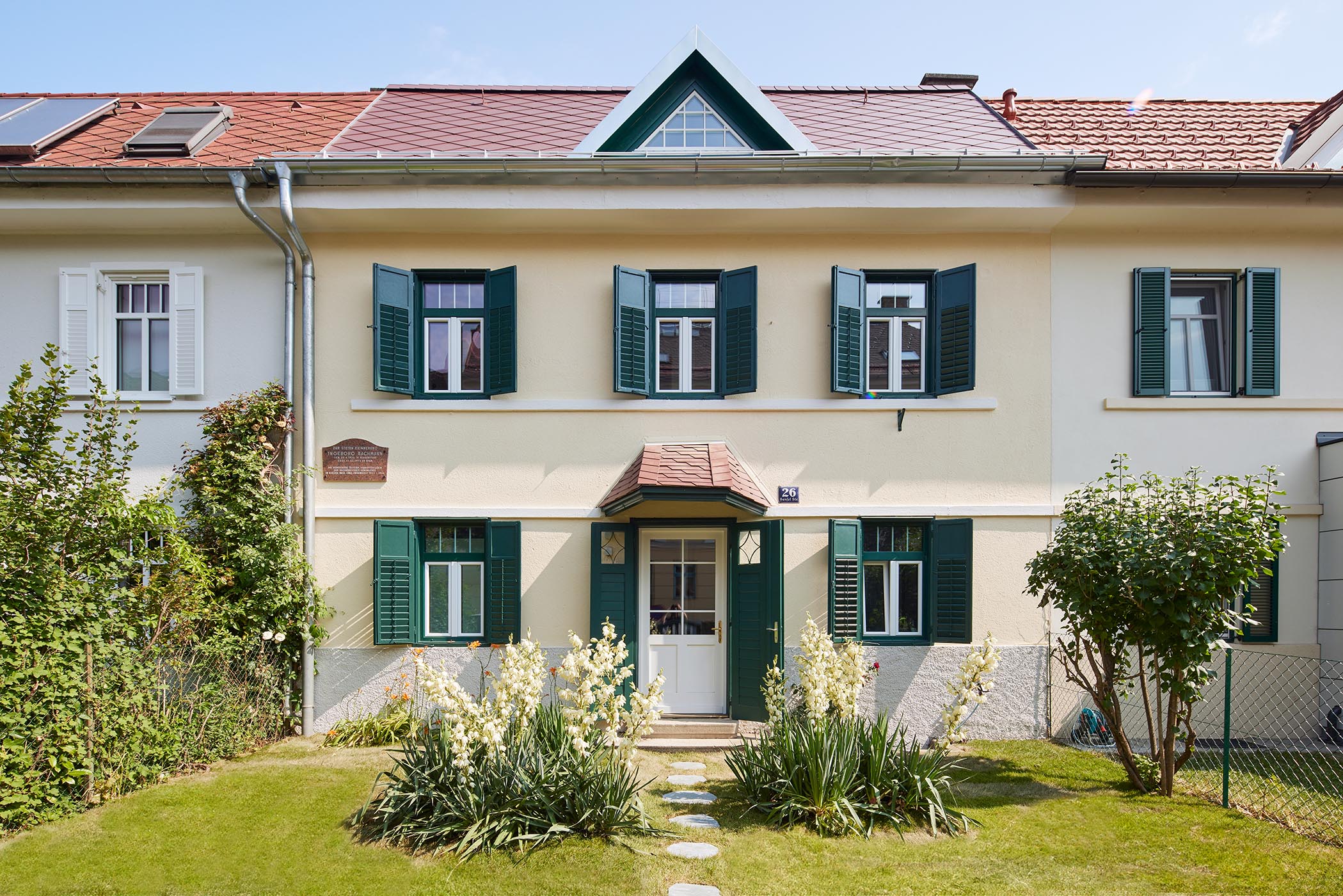 Bachmannhaus, Henselstraße 26 in Klagenfurt, Museum über Ingeborg Bachmann