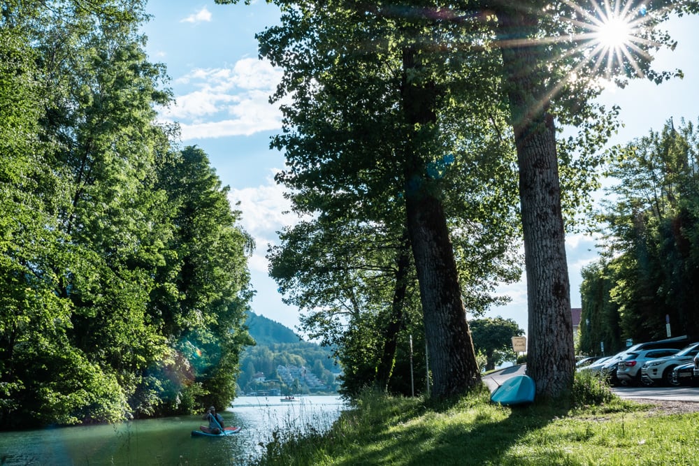 Der Landspitz Maria Loretto, wo der Lendkanal in den See mündet, ist für Ingeborg Bachmann ein besonderer Ort.