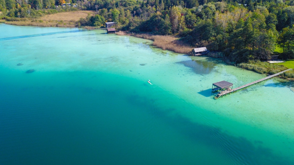 SUPen im Strandbad Maiernigg mit dem Fanatic SUP Center Kärnten