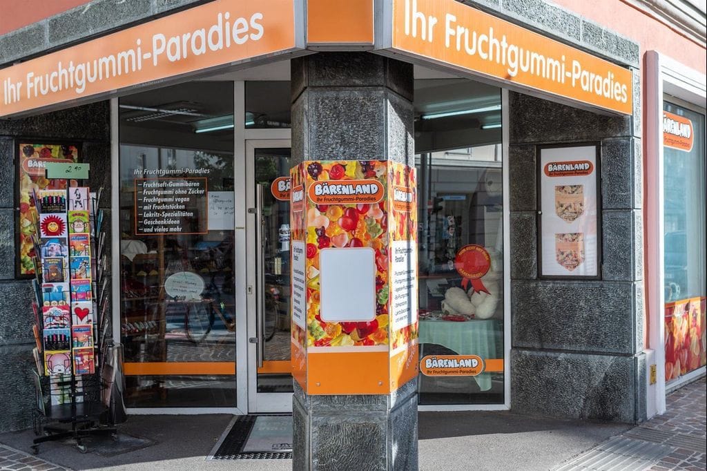 Außenansicht vom Geschäft Bärenland in Klagenfurt