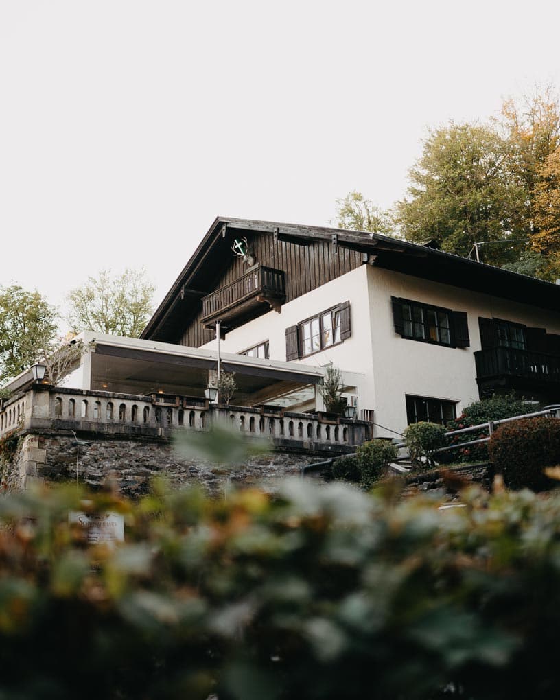Außenansicht des Schweizerhaus in Klagenfurt