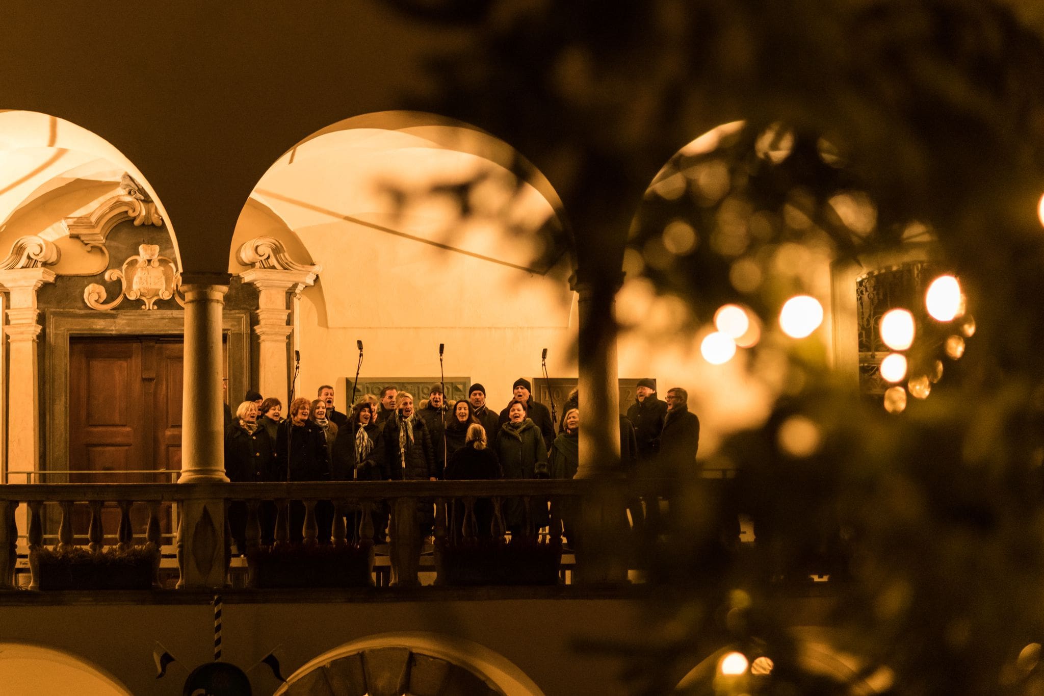 Kärntner Chor singt Weihnachtslieder in der Adventzeit in Klagenfurt