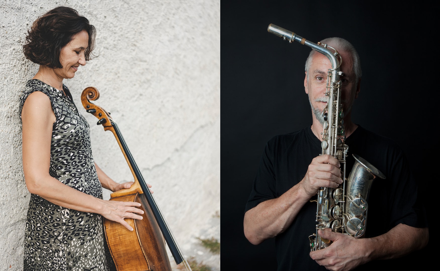 Jazz mit Violoncello, Saxophon und Flöte kommt von Asja Valcic & Wolfgang Puschnig
