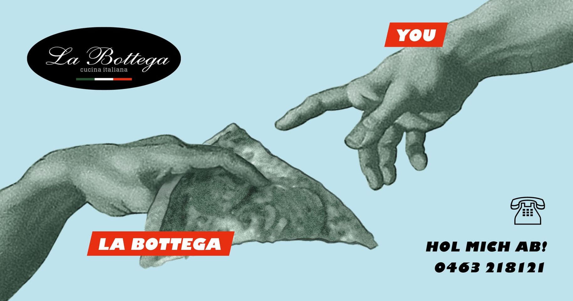 La Bottega in Klagenfurt bietet Take-Away an