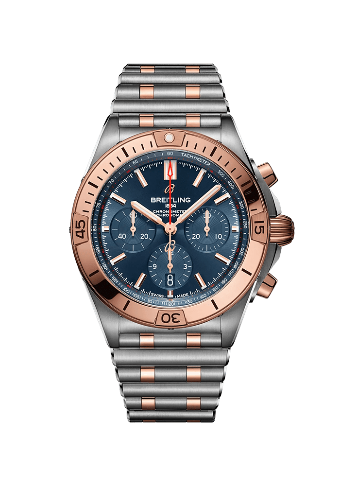 Breitling Chronograph aus Stahl und rotgold für Herren von Juwelier Heller