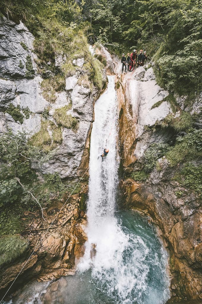 Wasserfall in Tscheppaschlucht