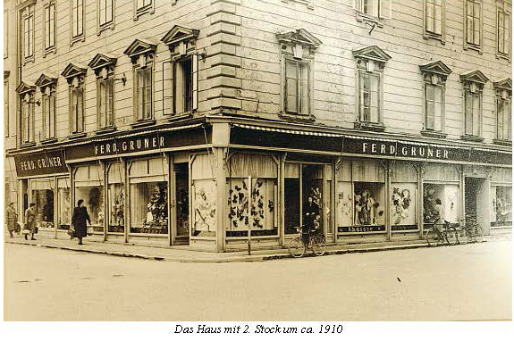 Haus Grüner um 1910 fotografiert