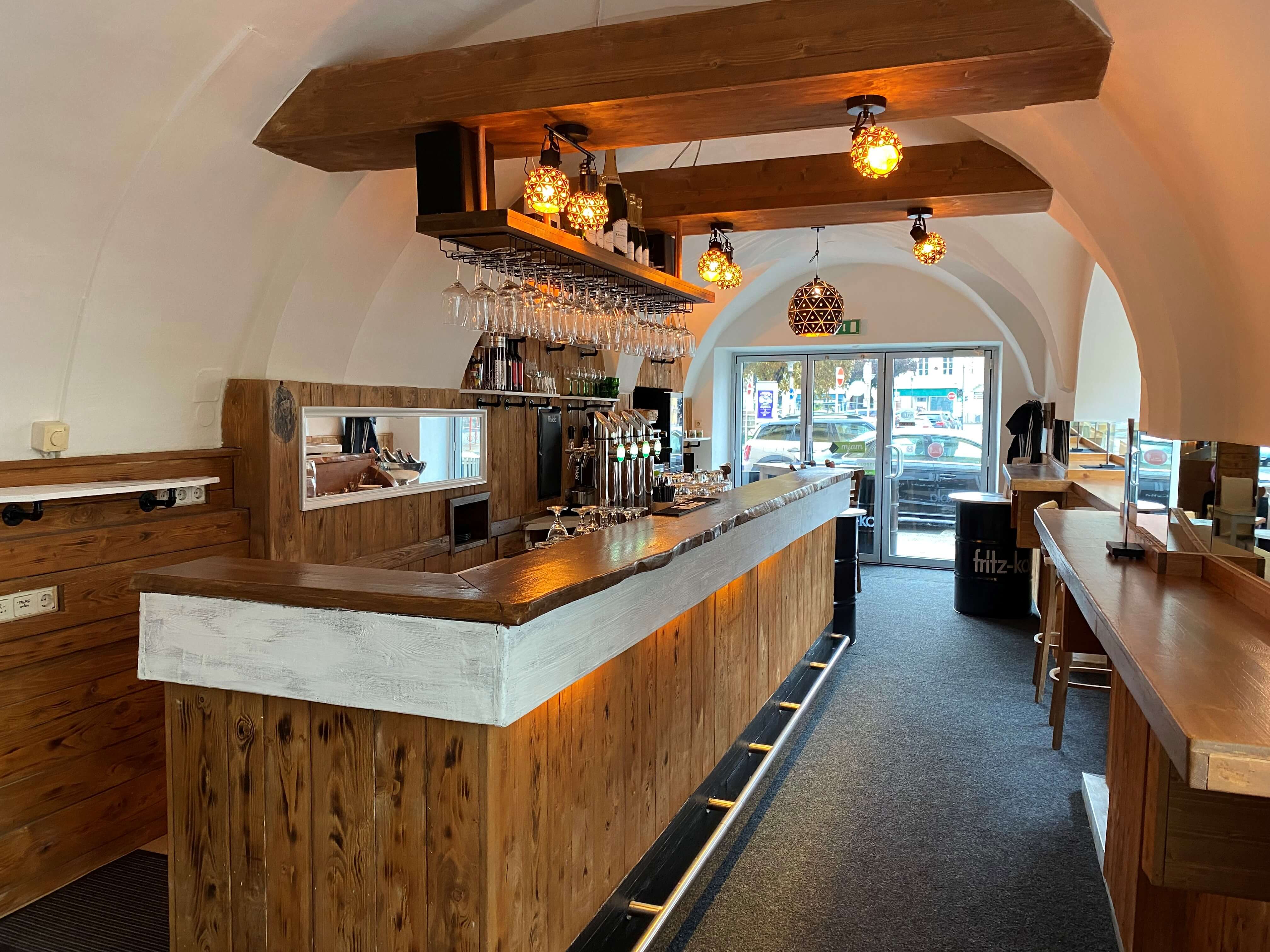 Inneneinrichtung im Daft Dog in Klagenfurt