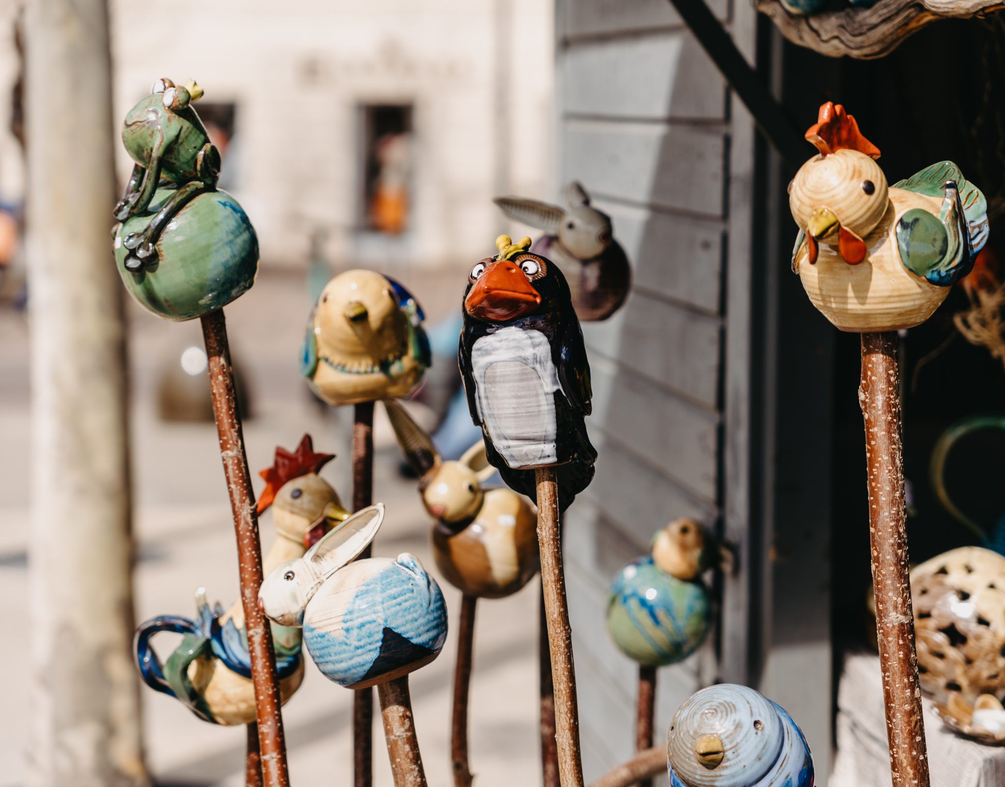 Holzdeko am Kunsthandwerksmarkt in Klagenfrut