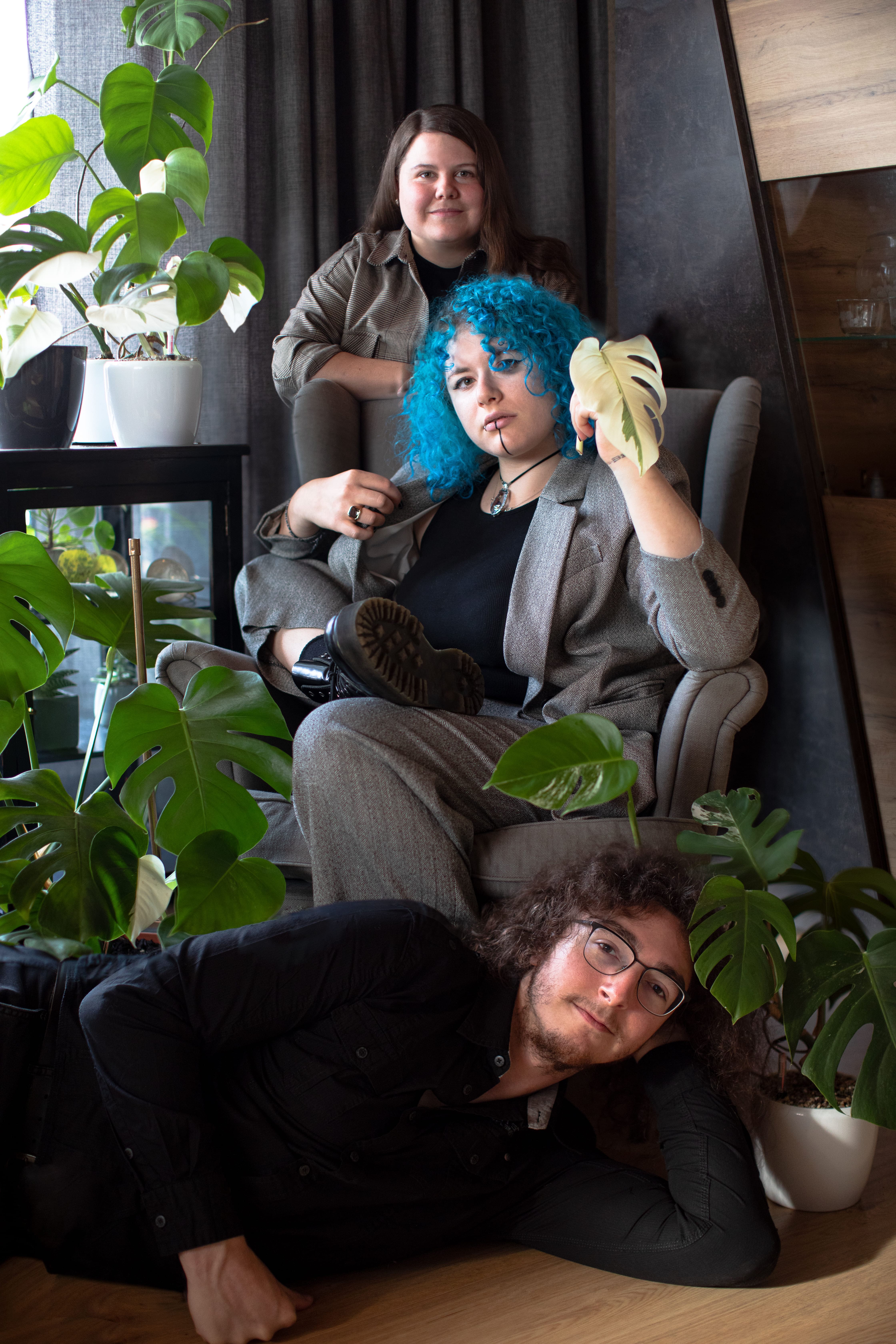 Gruppenfoto der Band Monstera Blue