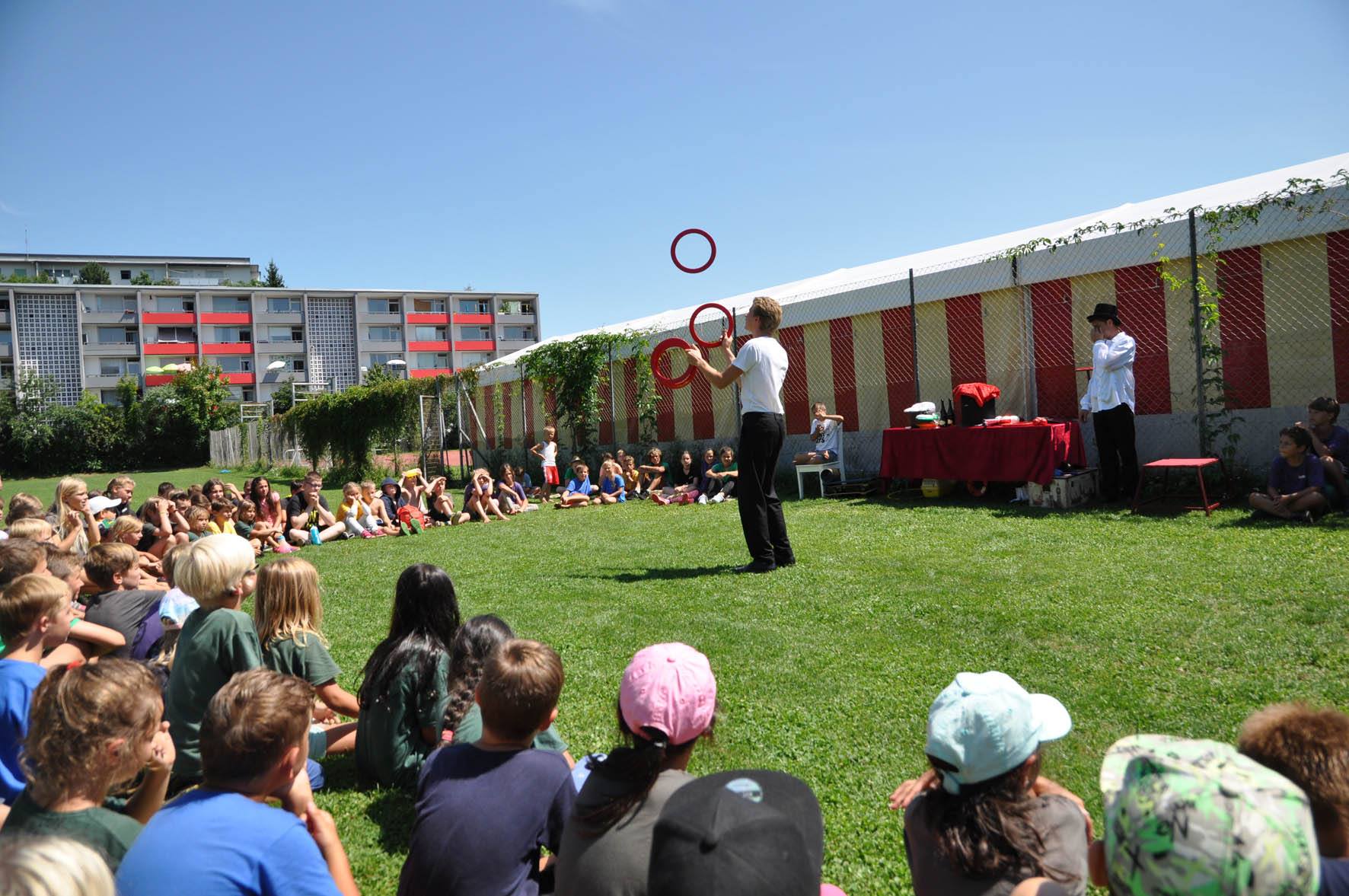 Zirkus-Workshop bei Funtastico am Koschatplatz in Klagenfurt