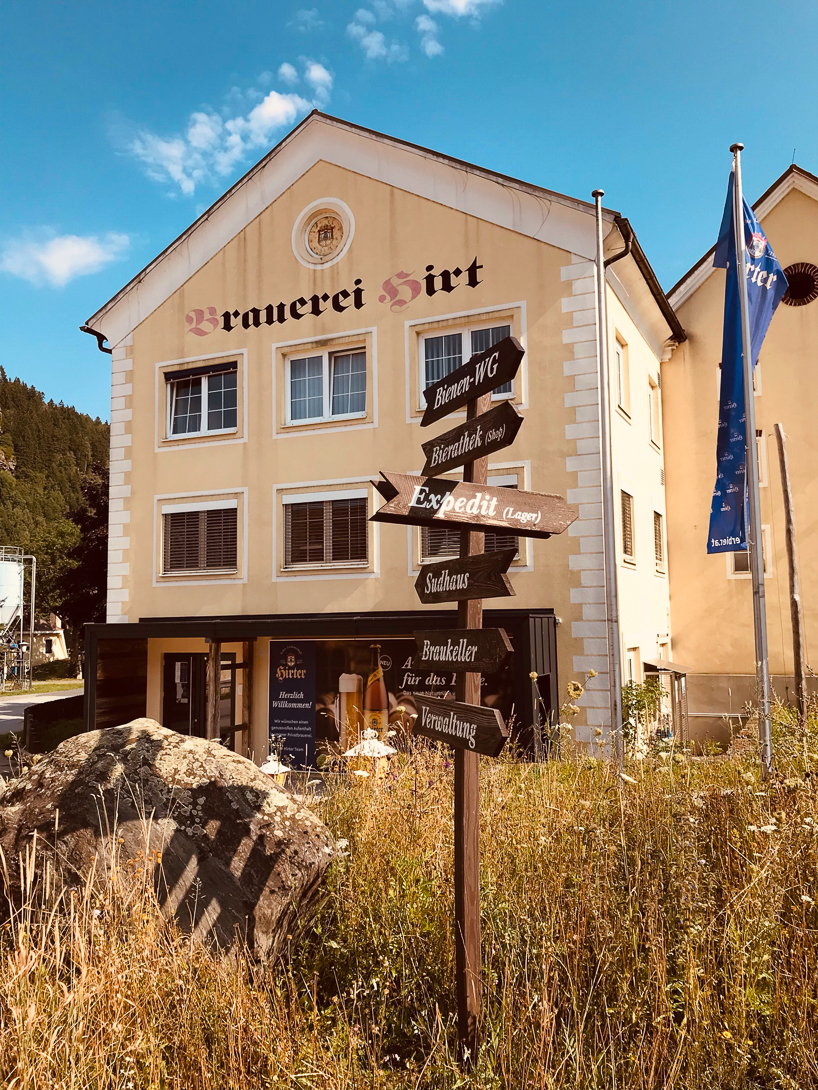 Werksgeländer der Privatbrauerei Hirt