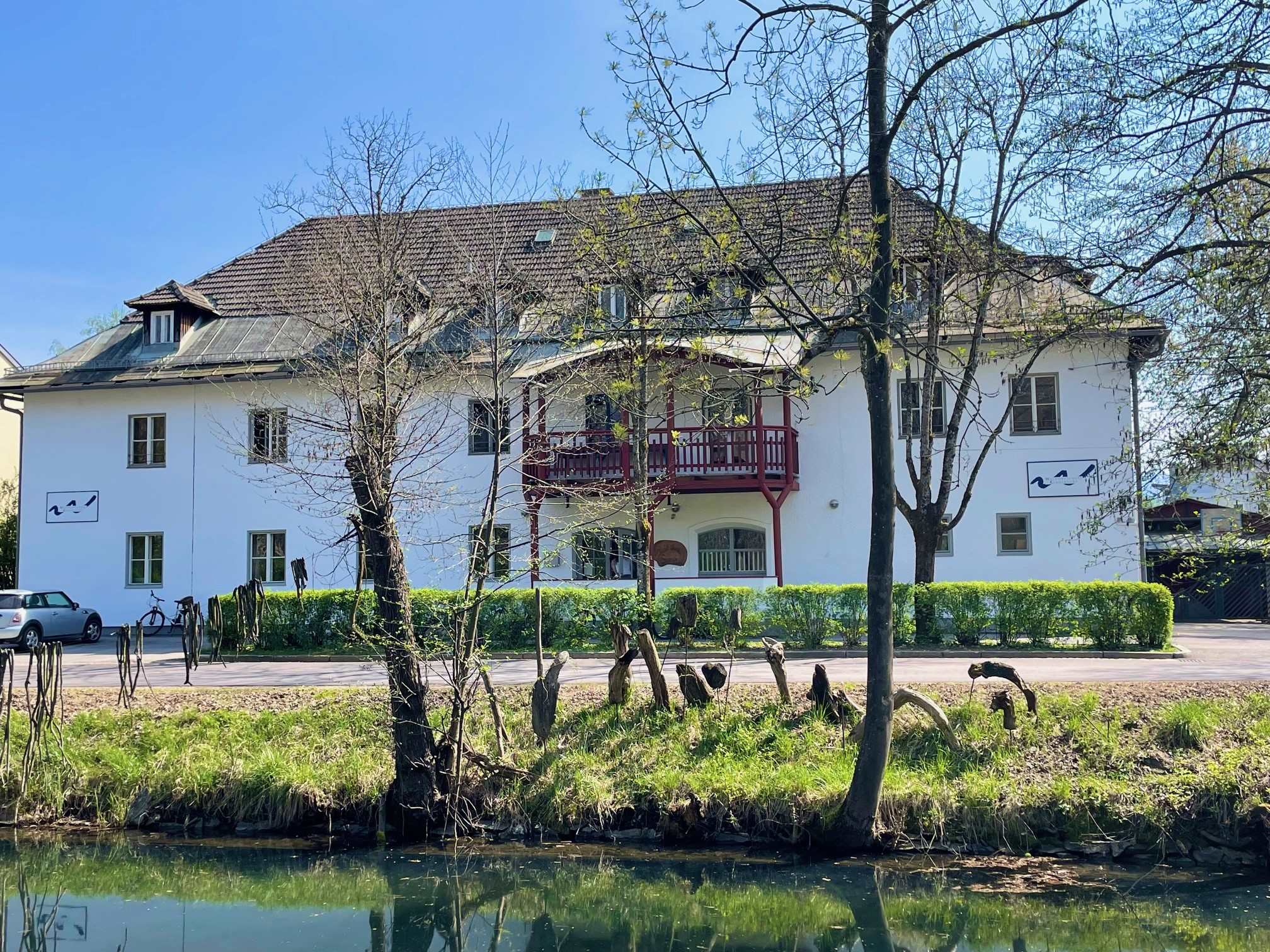 Gebäude der Privatschule Waldorfschule in Klagenfurt am Lendkanal